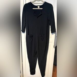 Smash + Tess Jumpsuit 3/4 Sleeve Black Sz S